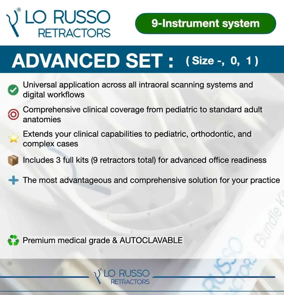 LO RUSSO RETRACTORS - Ensemble avancé (taille -,  0,  1)