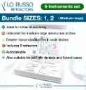 LO RUSSO RETRACTORS - dental retractor system (Bundle: misura 1 e 2)