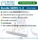 LO RUSSO RETRACTORS - dental retractor system (Bundle: size 0 and 2)