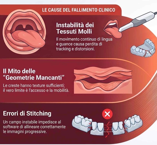 Scansione Intraorale nell'Edentulo: Superare i Falsi Miti e i Limiti Clinici
