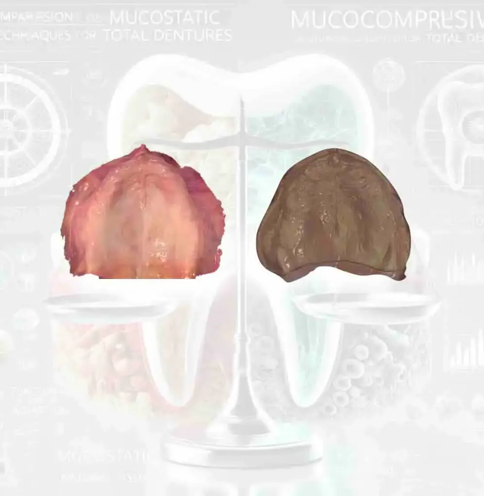 Intraoral scan (mucostatic) versus conventional impression (mucocompressive) for digital denture: master the difference!